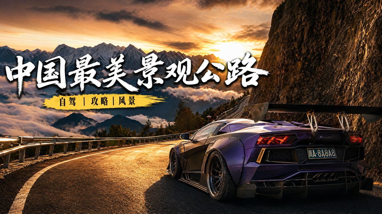 国产主播跑车视频-中国最美景观公路自驾